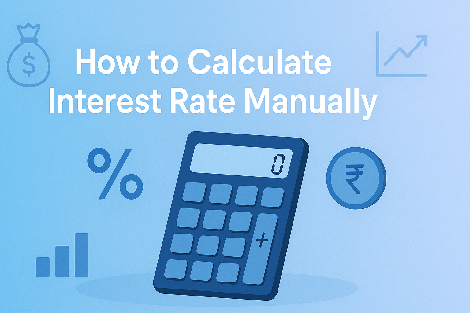 Calculate interest rate manually